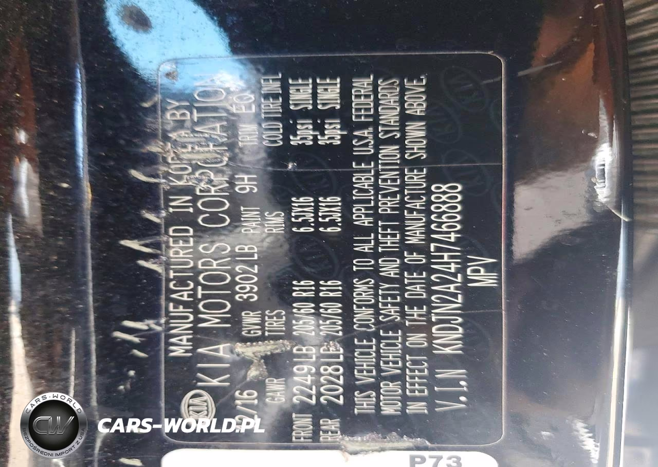 2017 Kia Soul Base VIN:KNDJN2A24H7466888 - 12