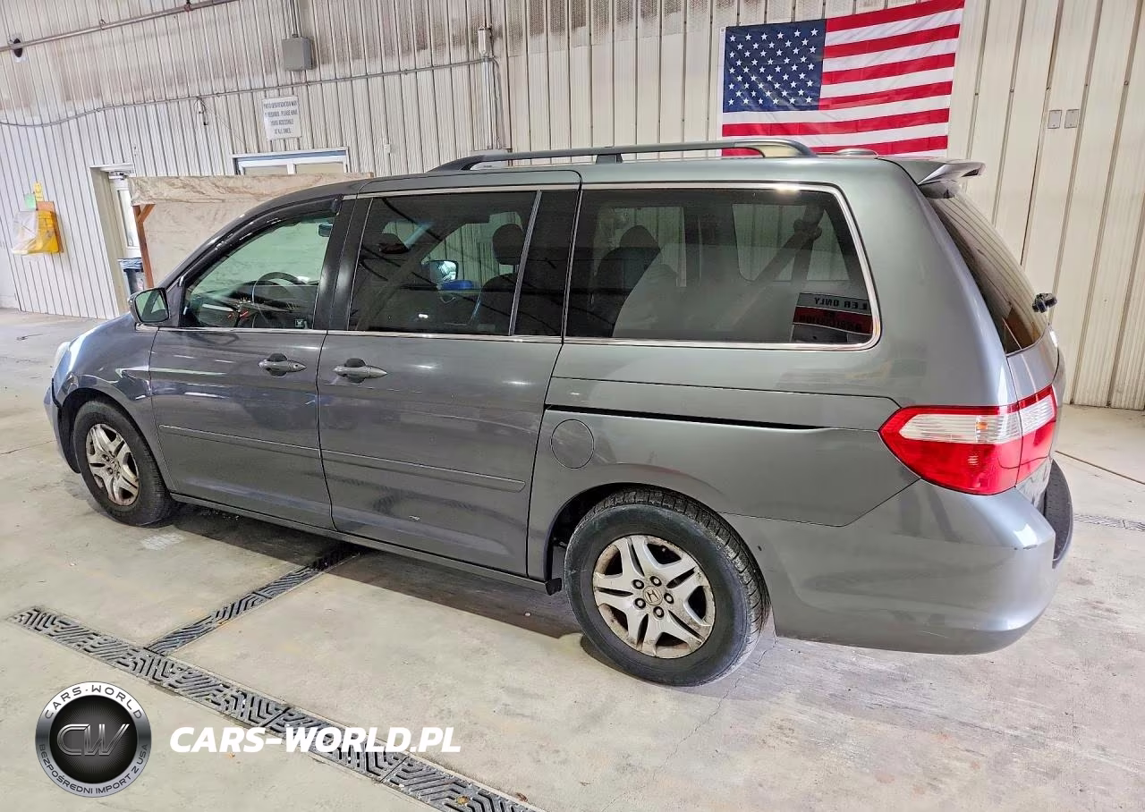 2007 Honda Odyssey Exl VIN:5FNRL38757B056822 - 2