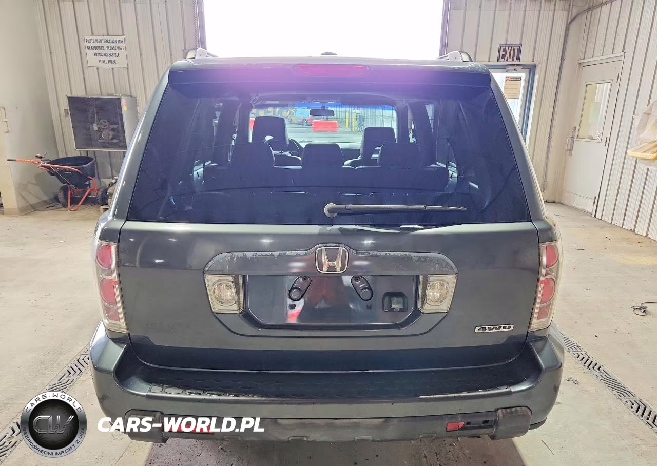2006 Honda Pilot Ex VIN:2HKYF18756H505911 - 6