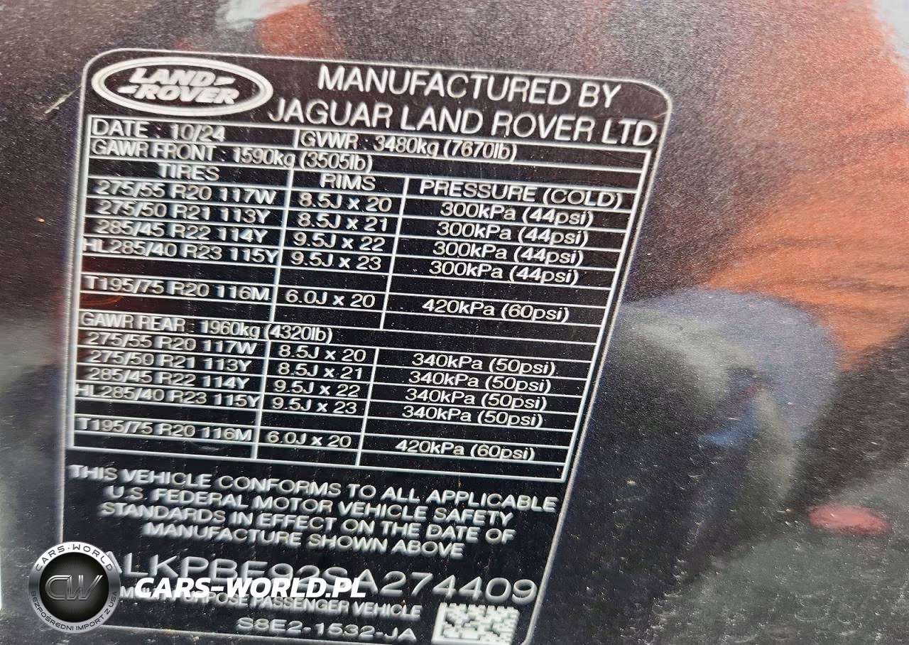2025 Land Rover Range Rover Se VIN:SALKPBE92SA274409 - 13