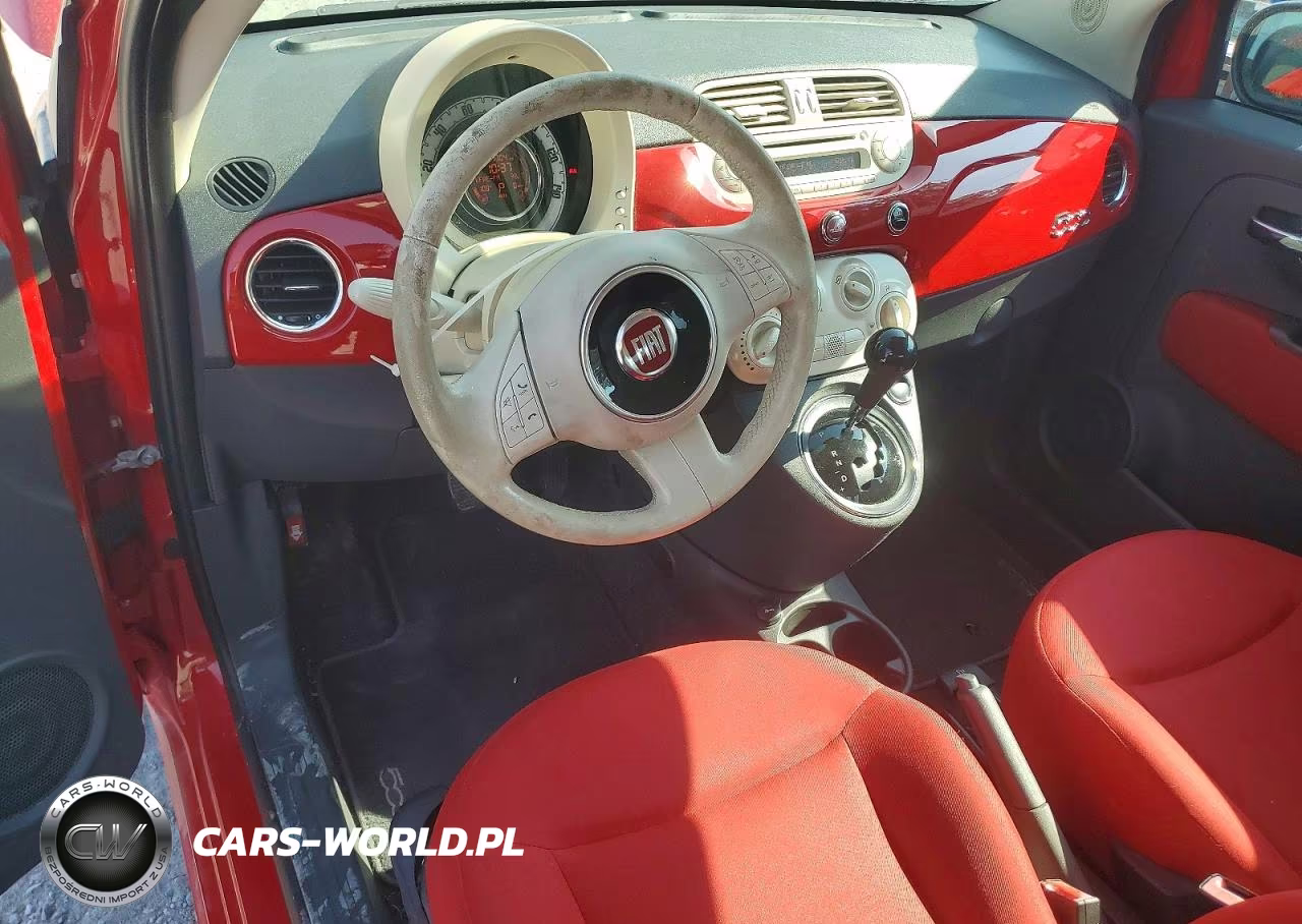 2012 Fiat 500 Pop VIN:3C3CFFAR7CT369817 - 8