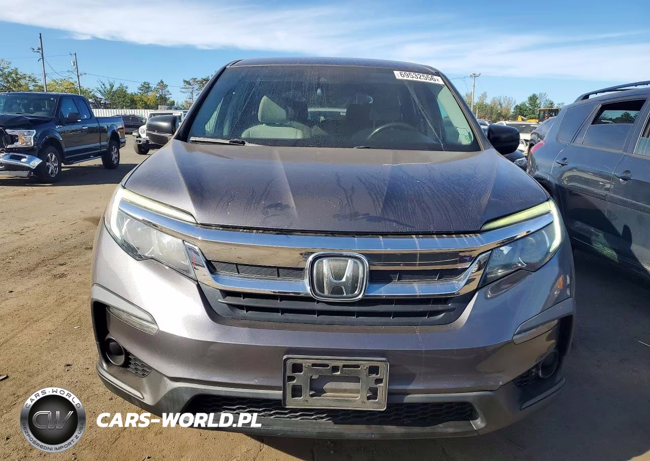 2019 Honda Pilot Lx VIN:5FNYF6H16KB030092 - 5