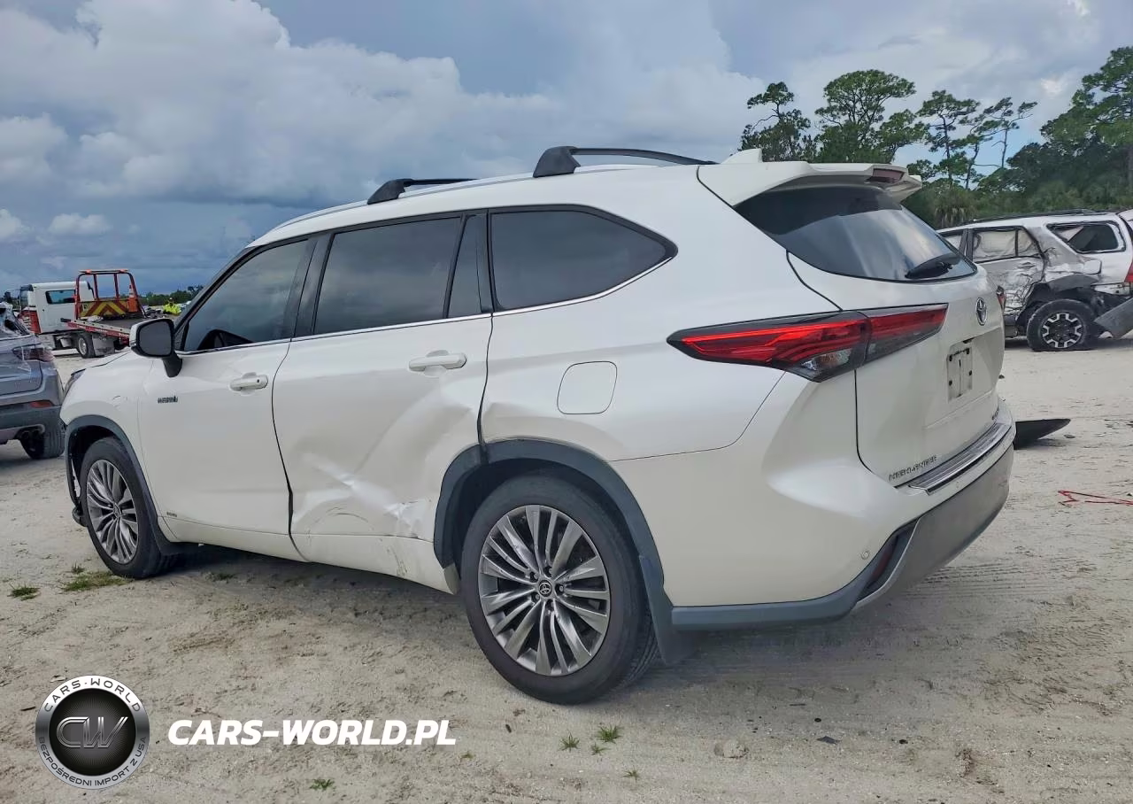 2020 Toyota Highlander Hybrid Platinum VIN:5TDEBRCH9LS005110 - 2