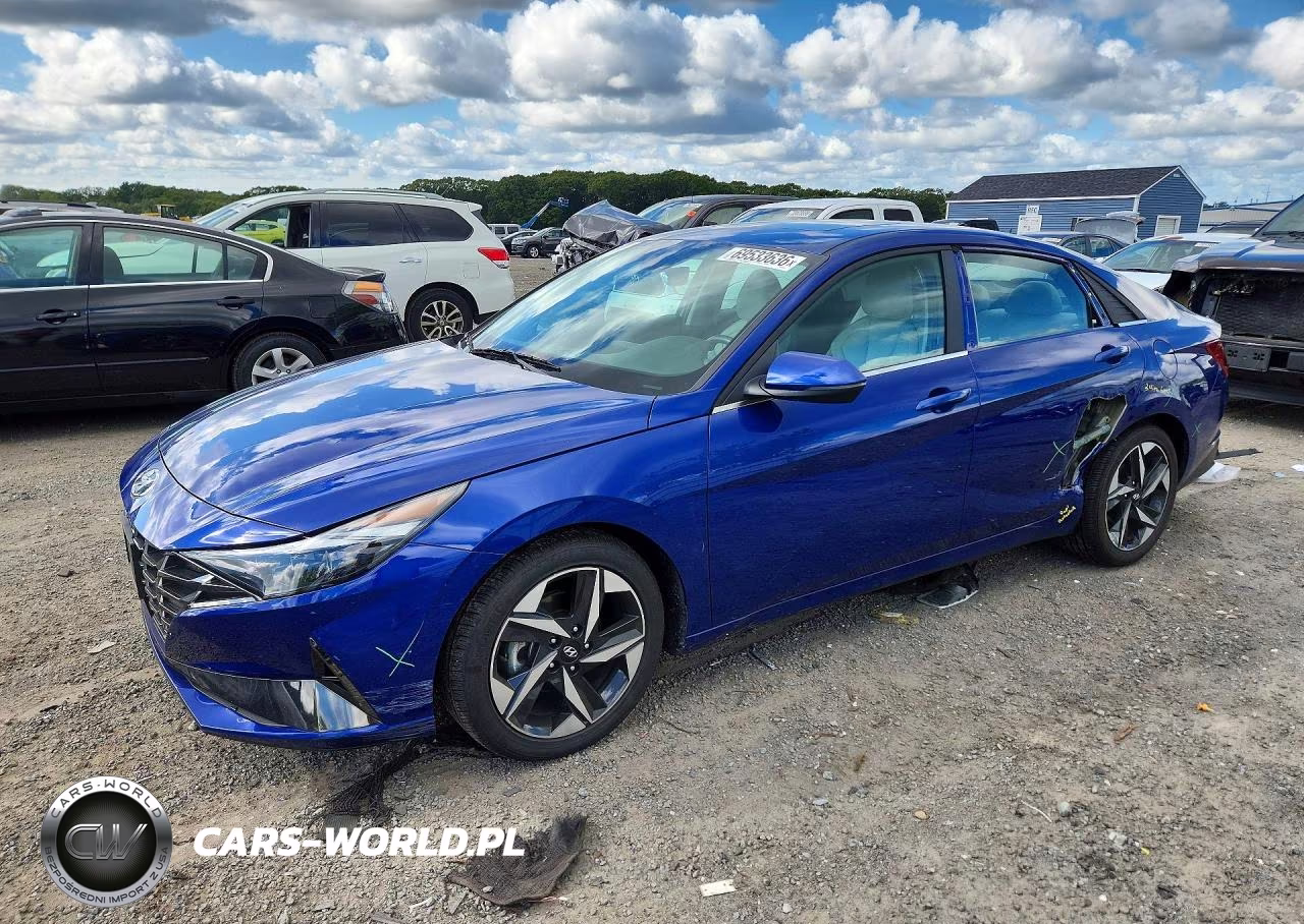 2021 Hyundai Elantra Limited VIN:5NPLP4AG9MH004956 - 1