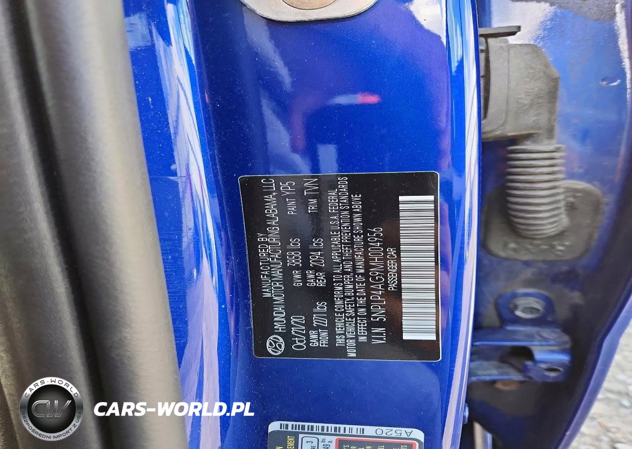 2021 Hyundai Elantra Limited VIN:5NPLP4AG9MH004956 - 13