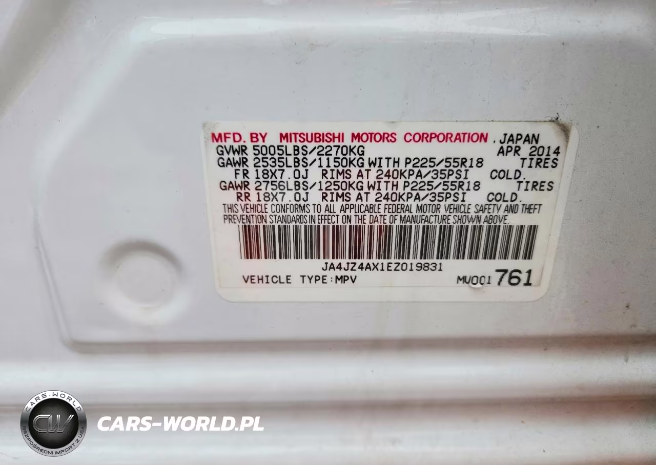 2014 Mitsubishi Outlander Gt VIN:JA4JZ4AX1EZ019831 - 13