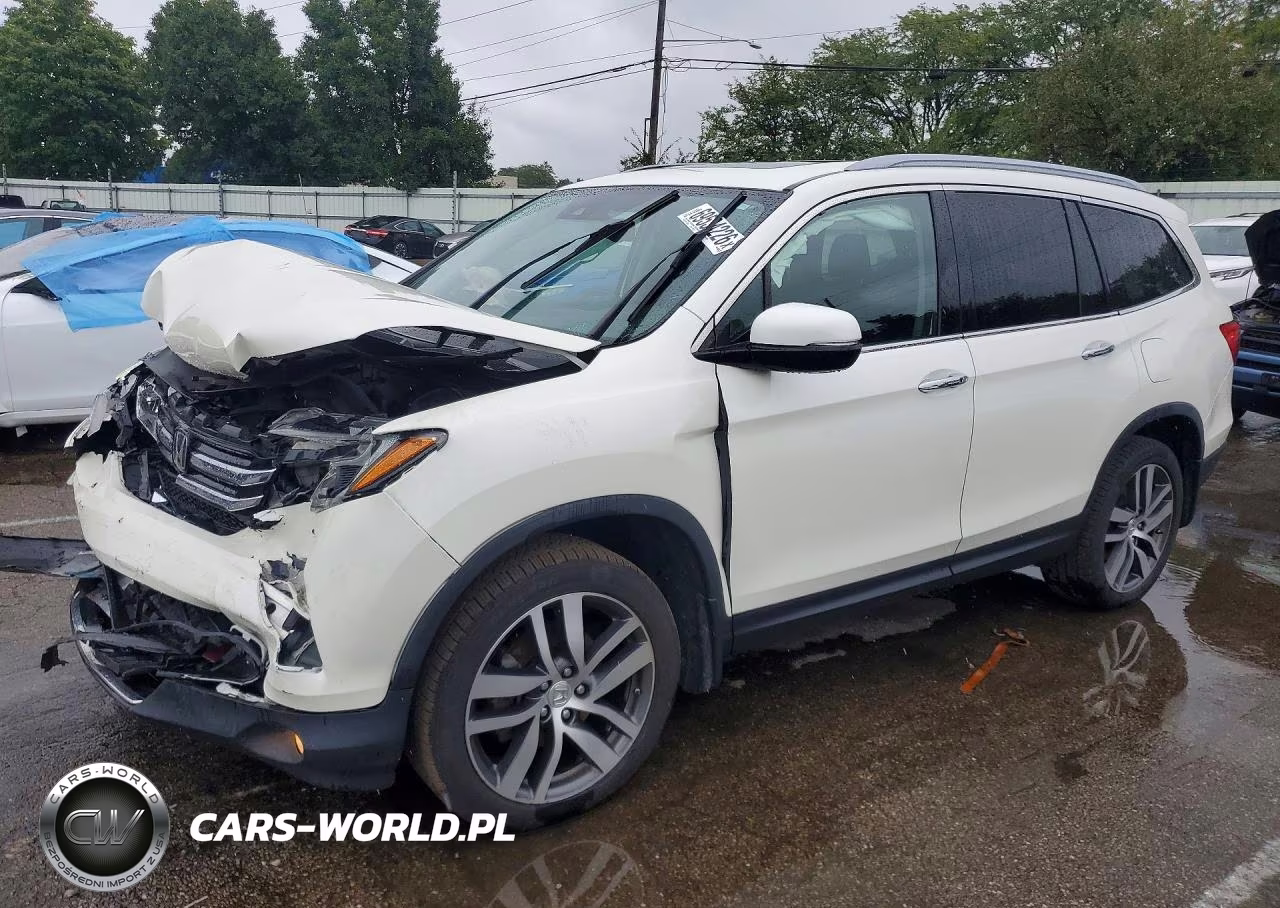 2017 Honda Pilot Touring VIN:5FNYF6H95HB017929 - 1