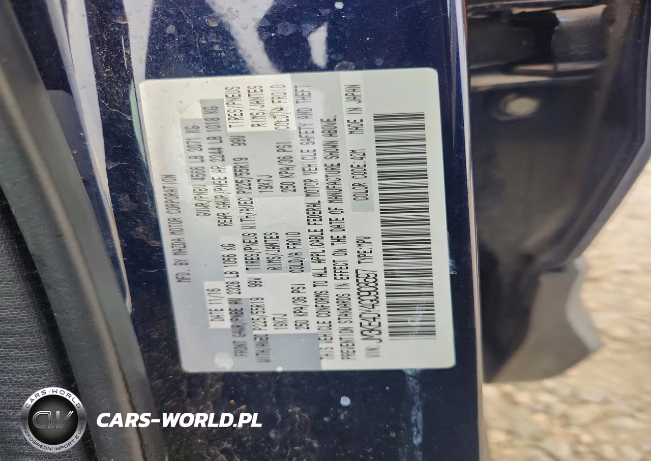 2016 Mazda Cx-5 Gt VIN:JM3KE4DY4G0908597 - 14