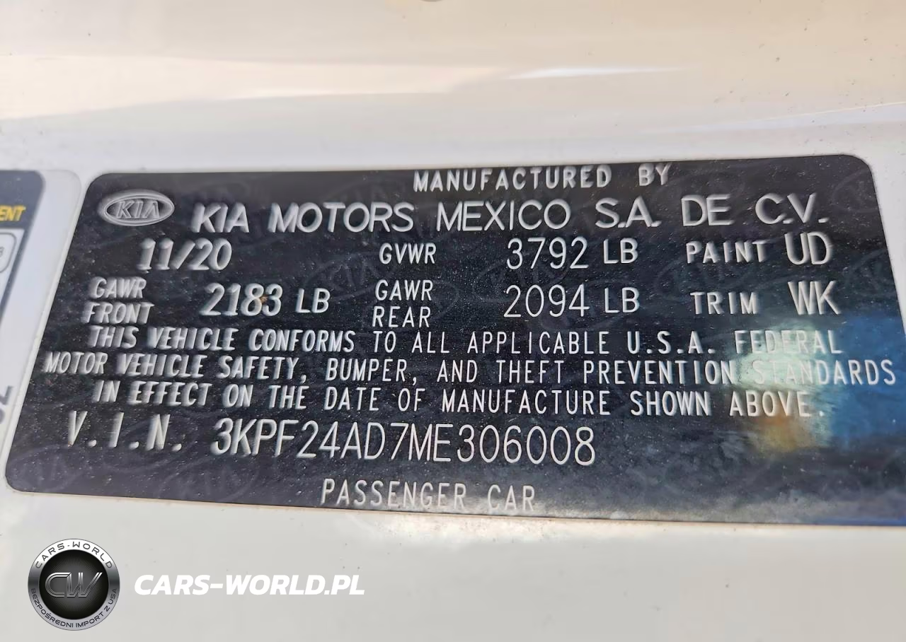 2021 Kia Forte Lxs VIN:3KPF24AD7ME306008 - 12