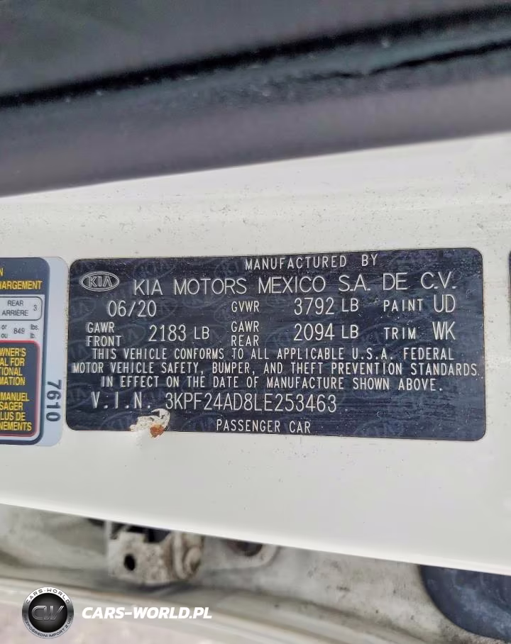 2020 Kia Forte Lxs VIN:3KPF24AD8LE253463 - 13