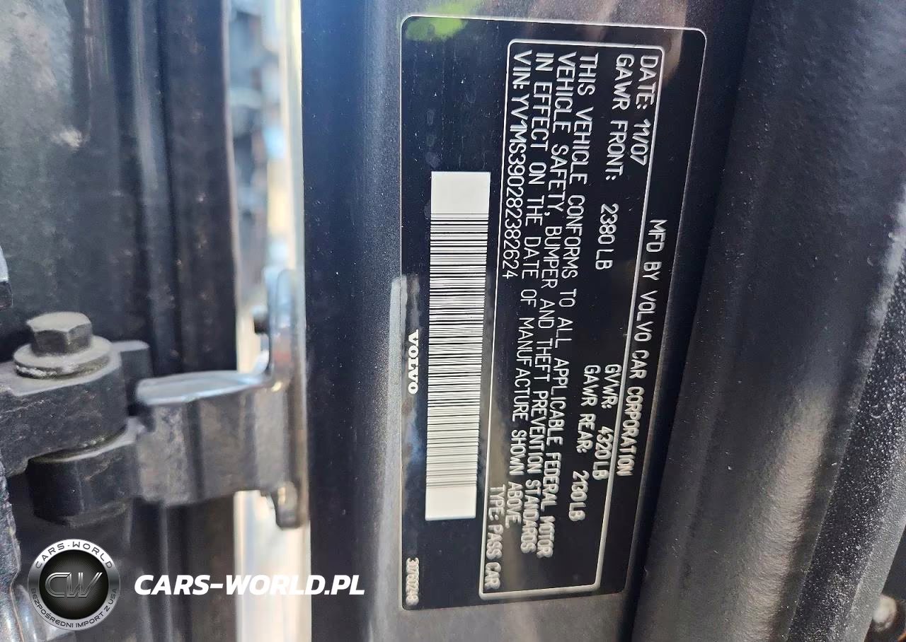 2008 Volvo S40 2.4I VIN:YV1MS390282382624 - 12