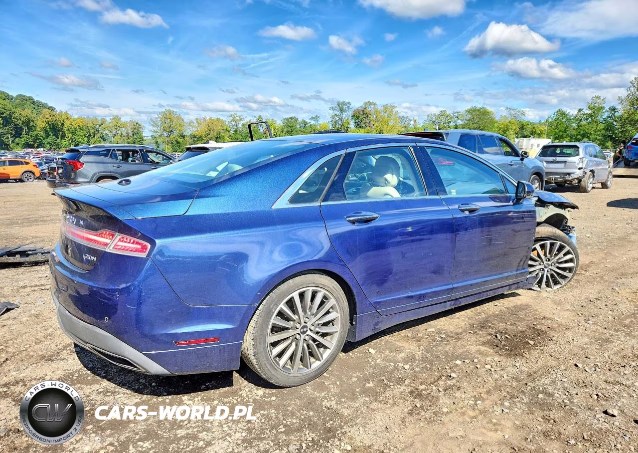 2017 Lincoln Mkz Hybrid Select VIN:3LN6L5LU0HR600845 - 3