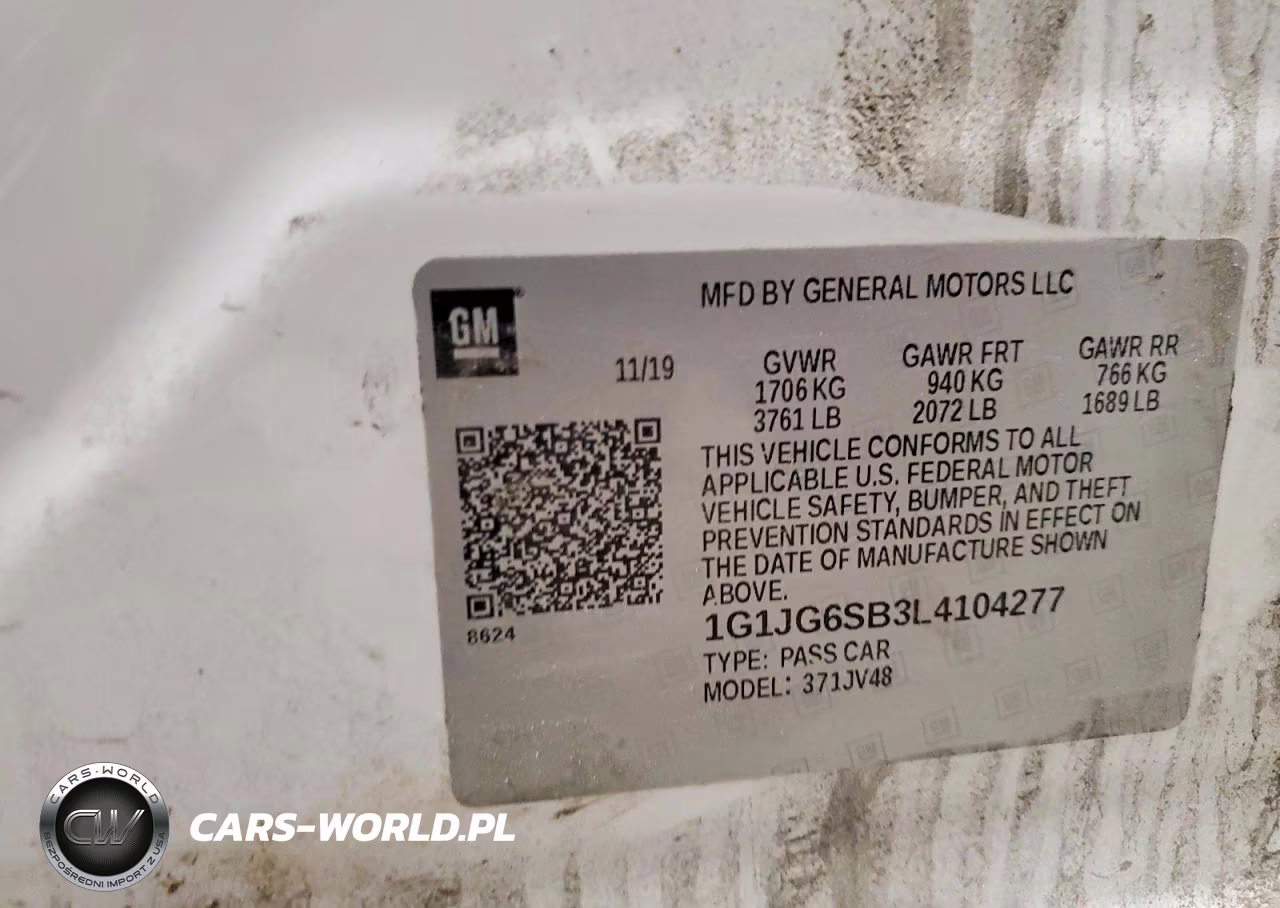 2020 Chevrolet Sonic VIN:1G1JG6SB3L4104277 - 13