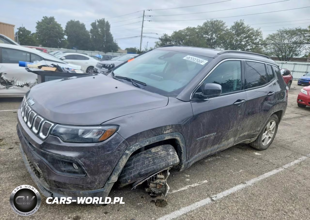 2022 Jeep Compass Latitude VIN:3C4NJDBB4NT124338 - 1