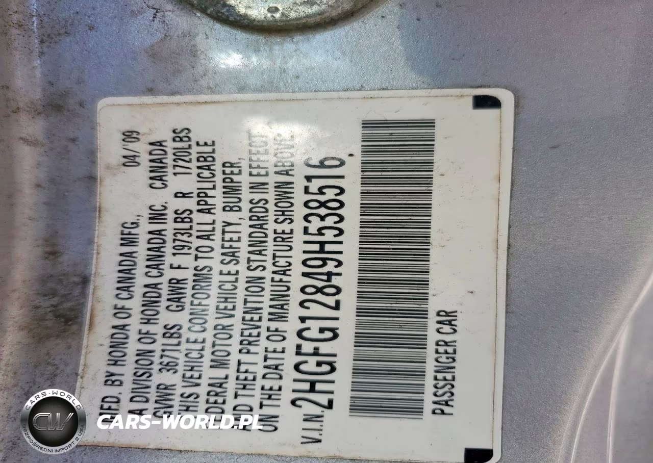 2009 Honda Civic Ex VIN:2HGFG12849H538516 - 13