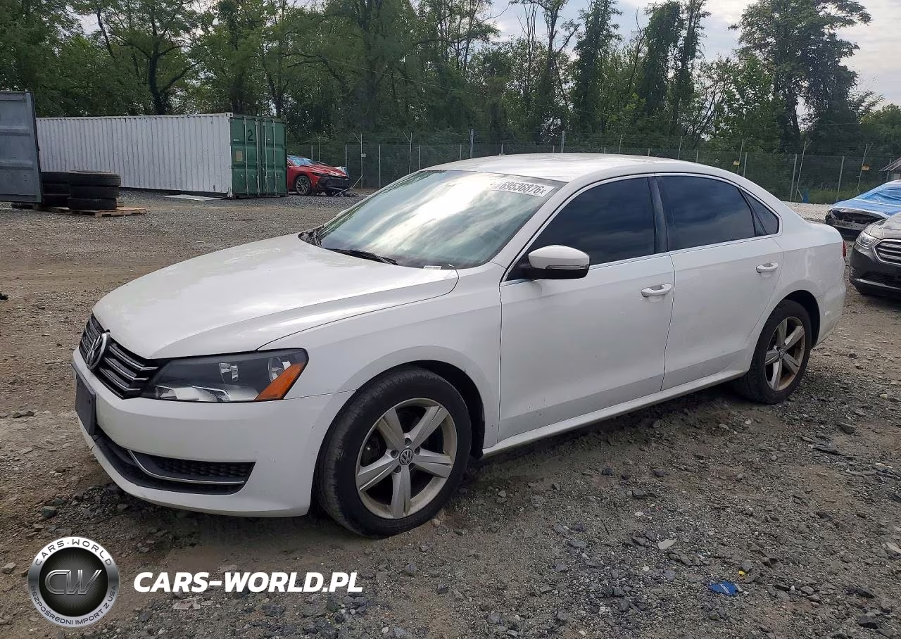 2013 Volkswagen Passat Se VIN:1VWBP7A35DC092472 - 1