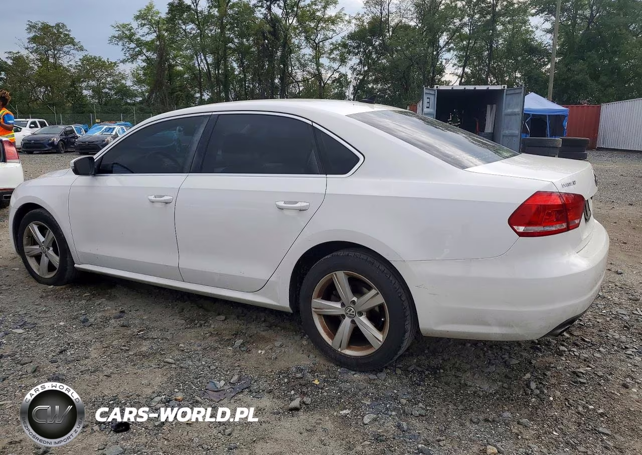 2013 Volkswagen Passat Se VIN:1VWBP7A35DC092472 - 2