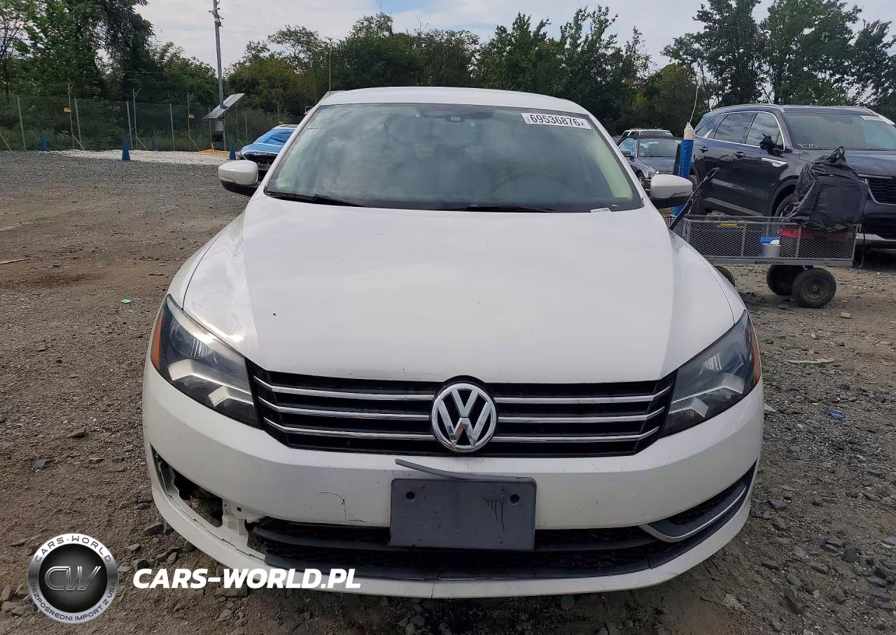 2013 Volkswagen Passat Se VIN:1VWBP7A35DC092472 - 5