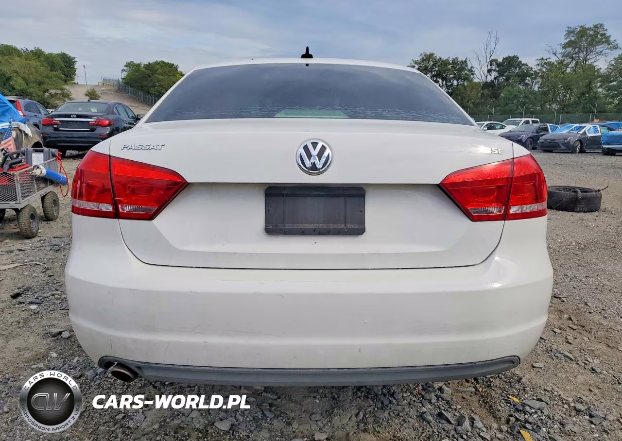 2013 Volkswagen Passat Se VIN:1VWBP7A35DC092472 - 6