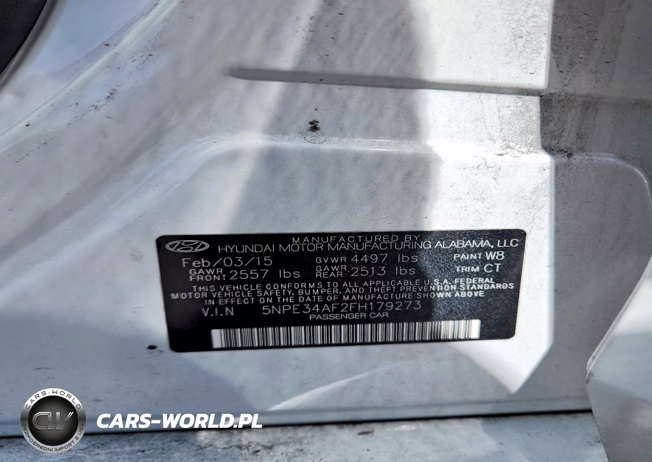 2015 Hyundai Sonata Sport VIN:5NPE34AF2FH179273 - 12