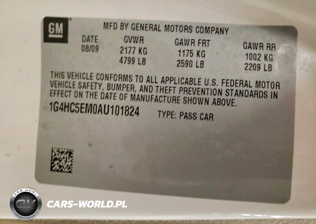 2010 Buick Lucerne Cxl VIN:1G4HC5EM0AU101824 - 12