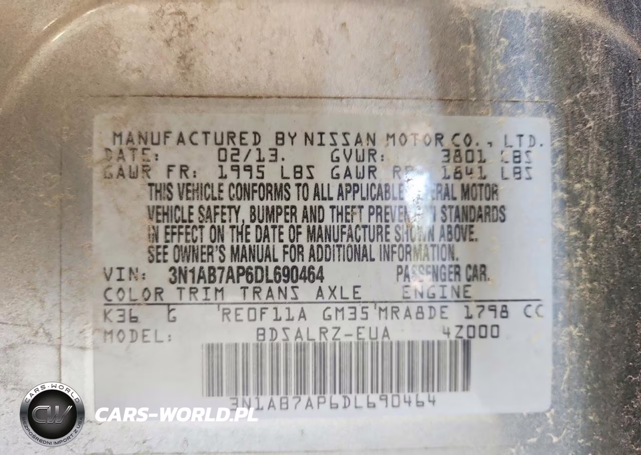 2013 Nissan Sentra VIN:3N1AB7AP6DL690464 - 12
