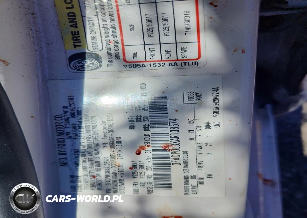 2010 Ford Fusion Hybrid VIN:3FADP0L3XAR138574 - 12