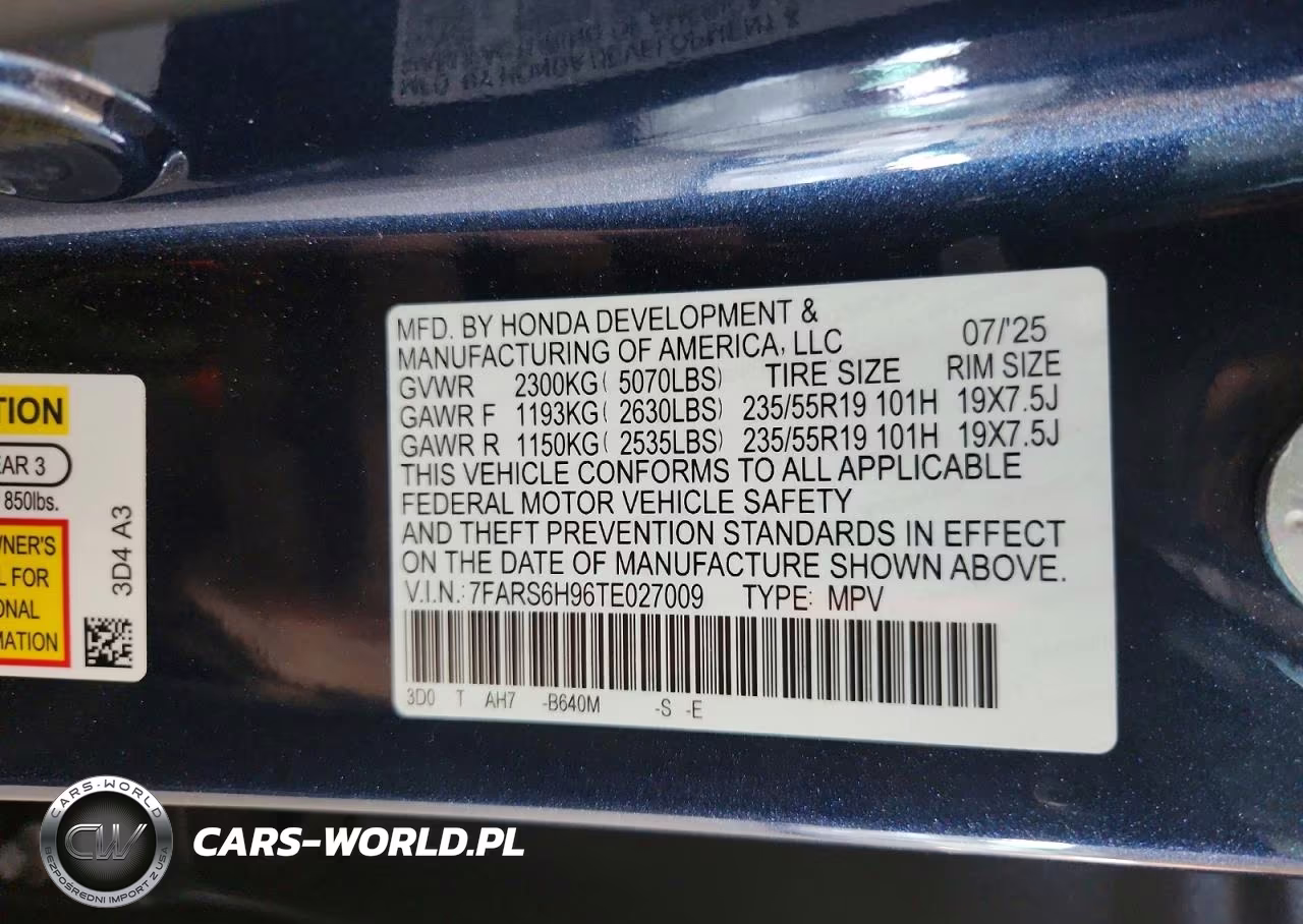 2026 Honda Cr-V Sport Touring VIN:7FARS6H96TE027009 - 12