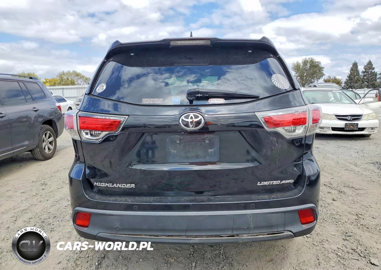 2014 Toyota Highlander Limited VIN:5TDDKRFH9ES035377 - 6