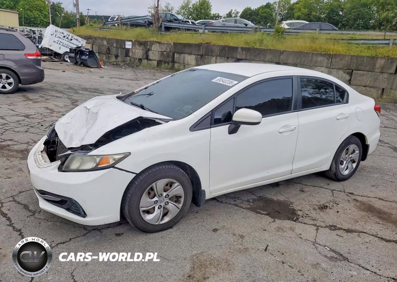 2014 Honda Civic Lx VIN:19XFB2F52EE054983 - 1