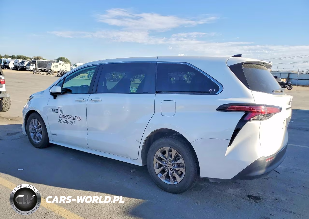 2021 Toyota Sienna Le VIN:5TDKRKECXMS006632 - 2