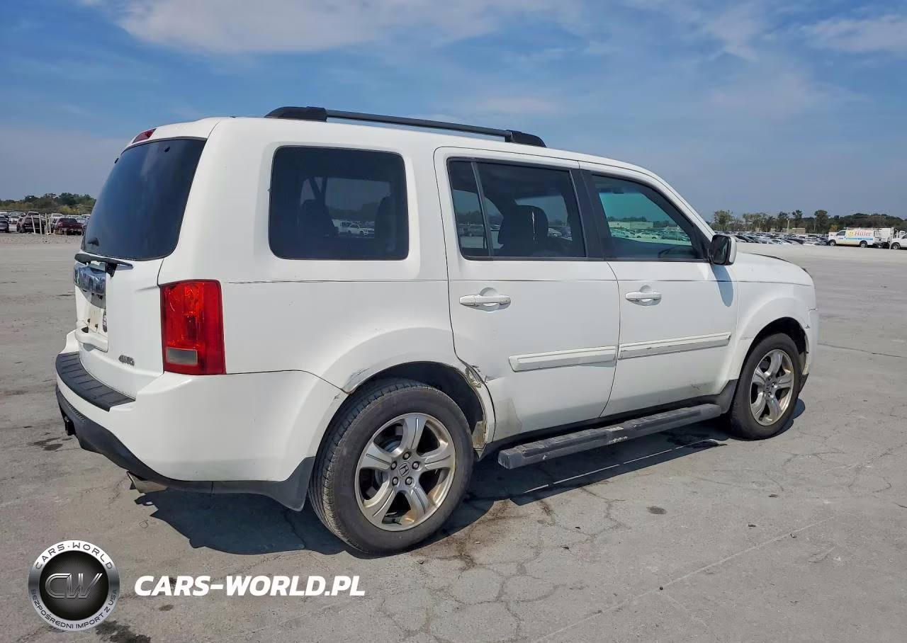 2013 Honda Pilot Exl VIN:5FNYF4H51DB047330 - 3