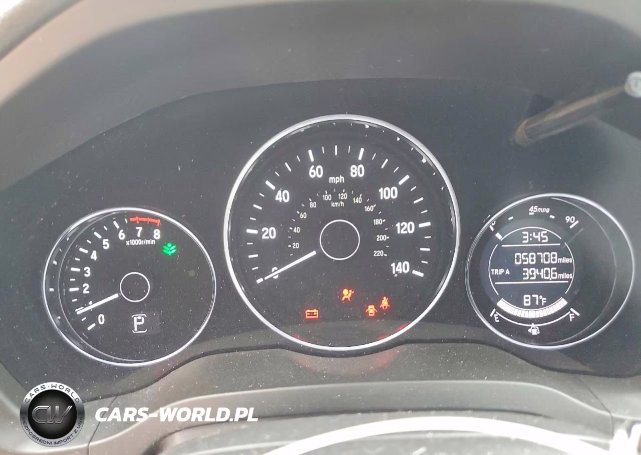 2017 Honda Hr-V Exl VIN:3CZRU6H73HM729421 - 9