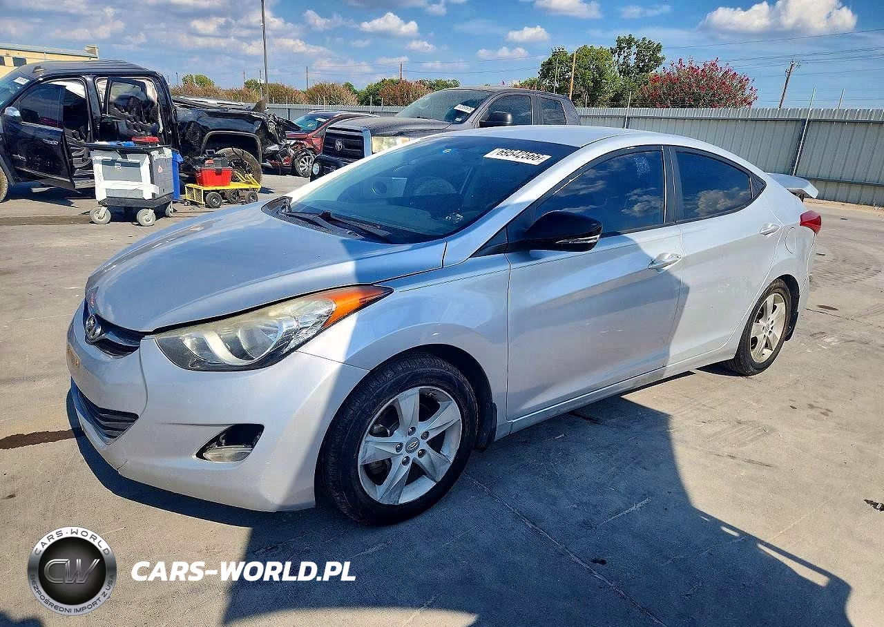 2013 Hyundai Elantra Gls VIN:KMHDH4AE6DU792757 - 1