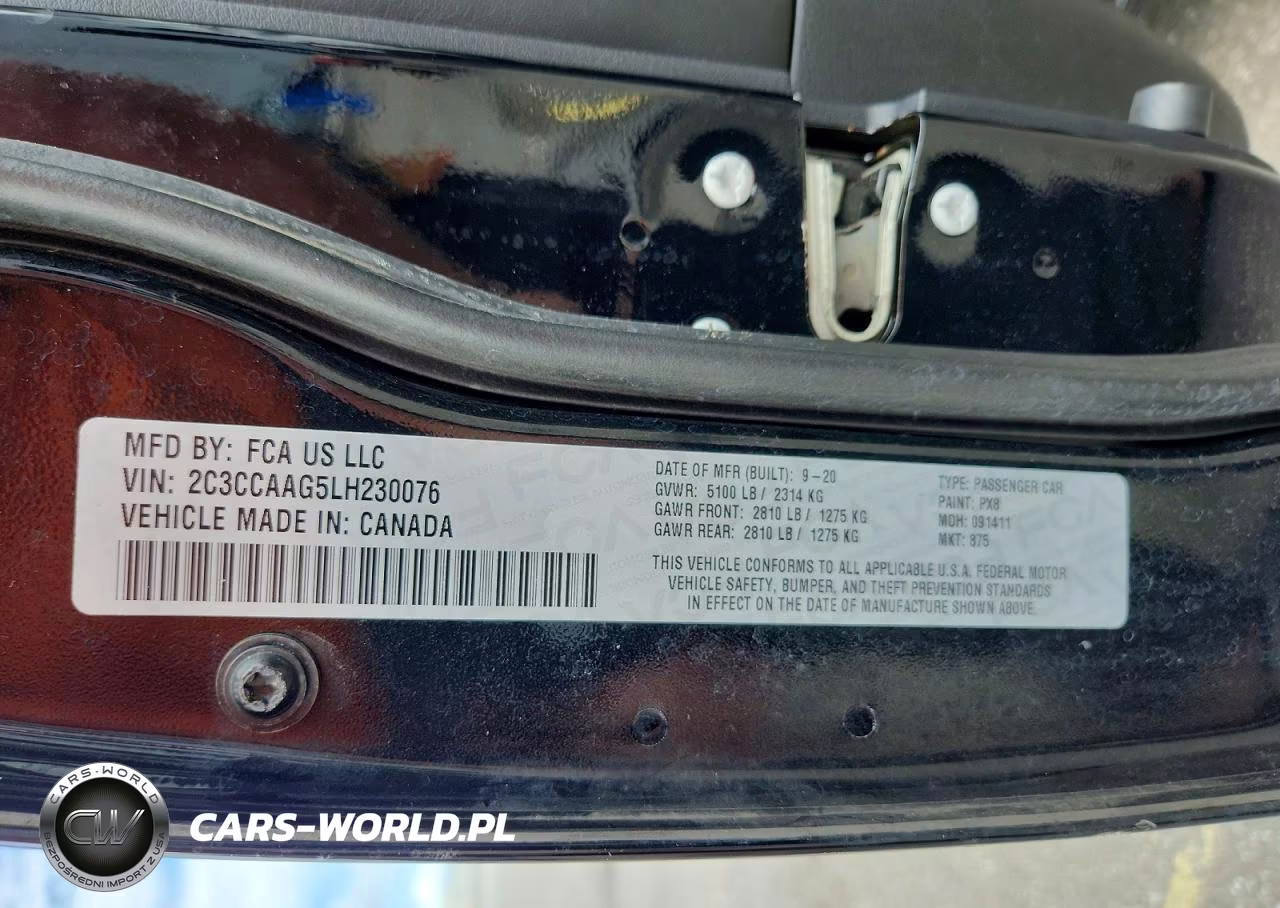 2020 Chrysler 300 Touring VIN:2C3CCAAG5LH230076 - 13