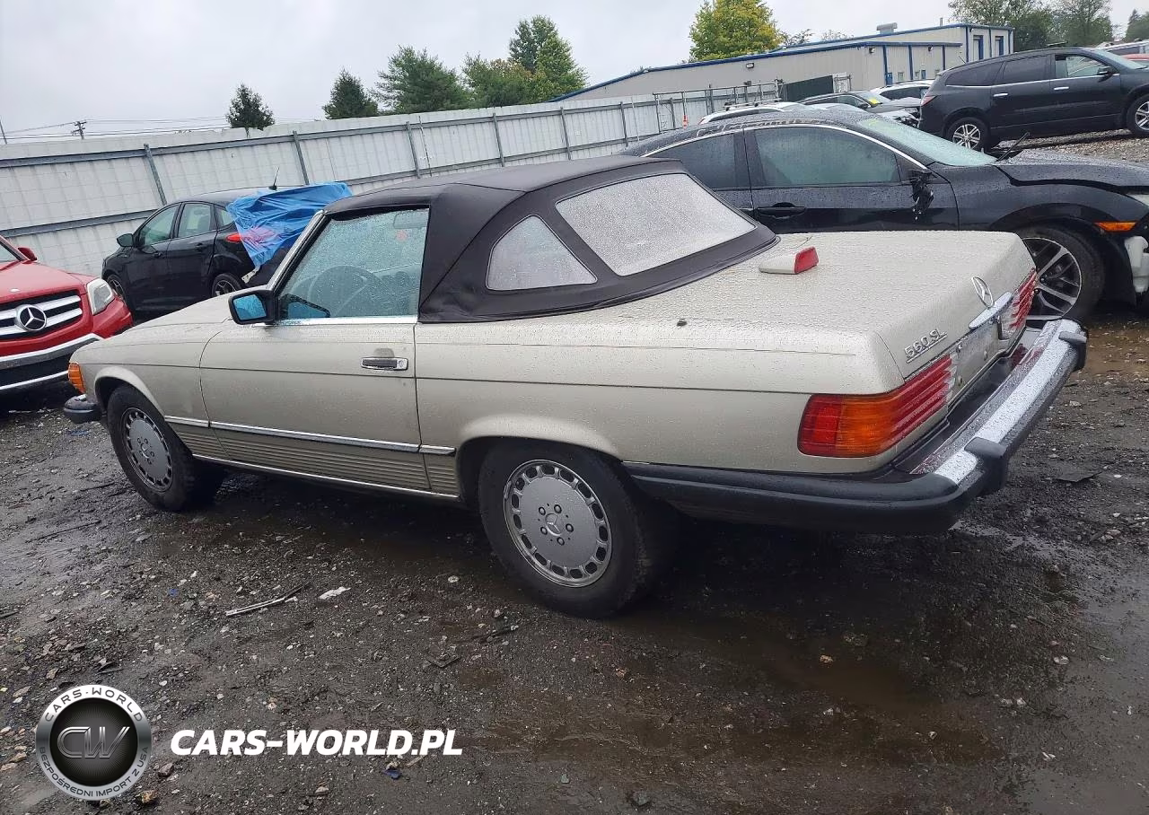 1987 Mercedes-Benz 560 Sl VIN:WDBBA48D1HA072480 - 2