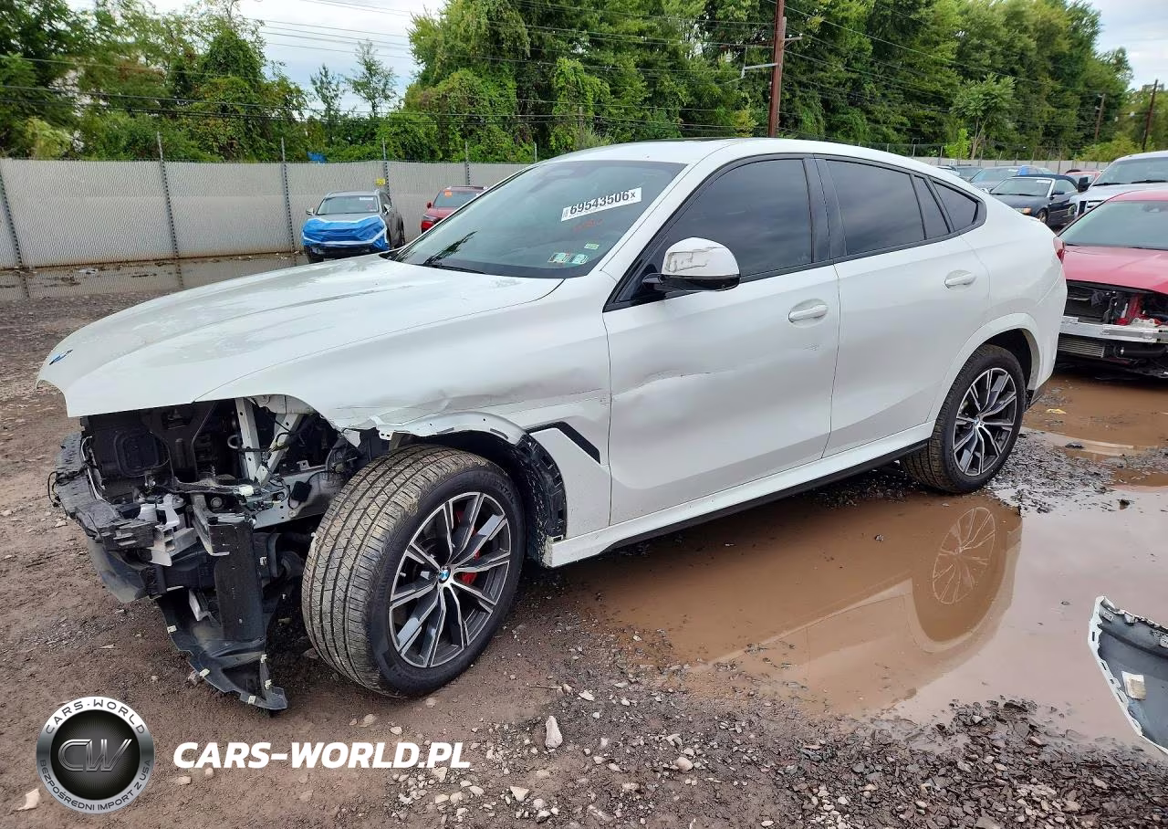 2022 BMW X6 xDrive40I VIN:5UXCY6C07N9L59304 - 1