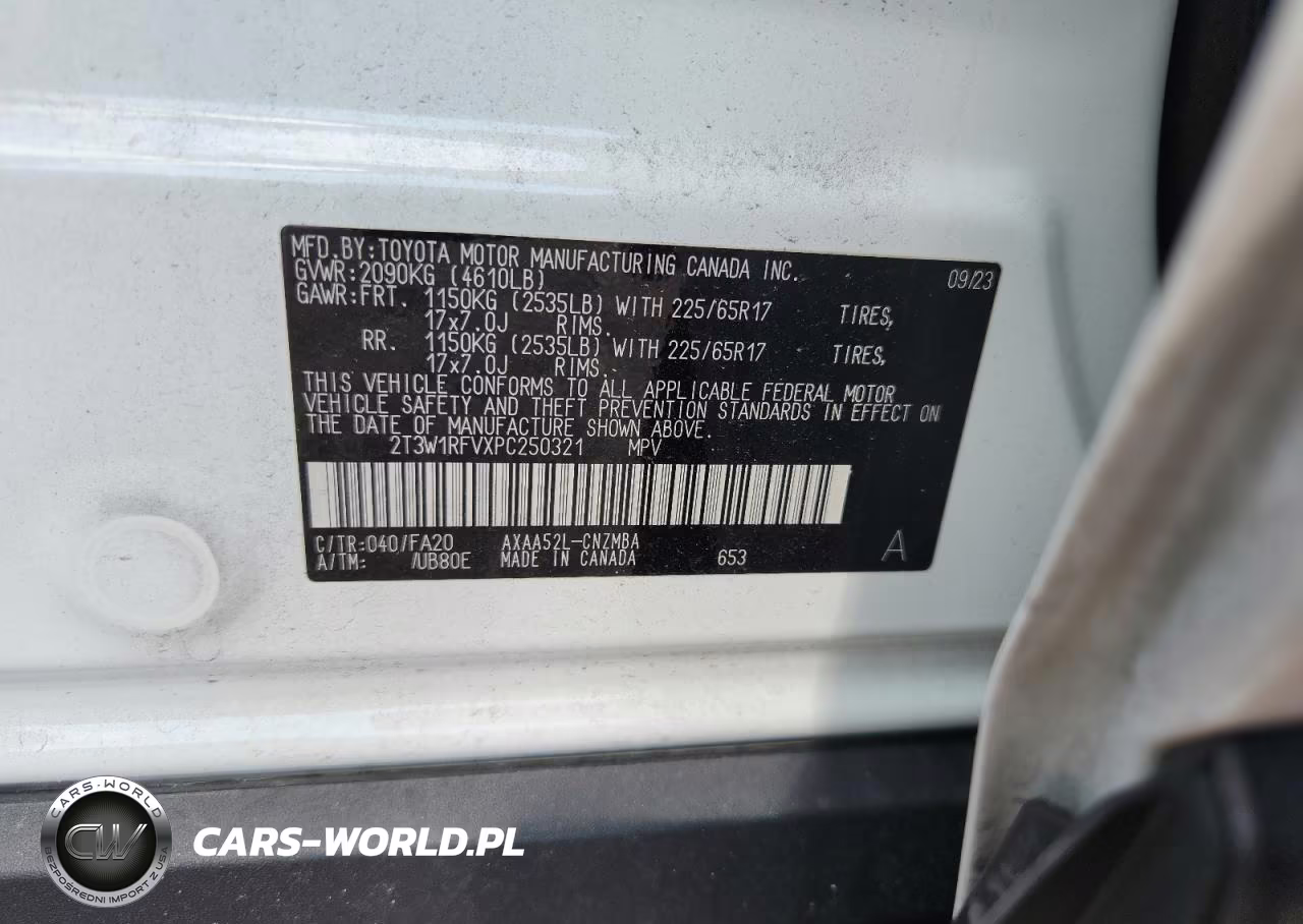 2023 Toyota Rav4 Xle VIN:2T3W1RFVXPC250321 - 13