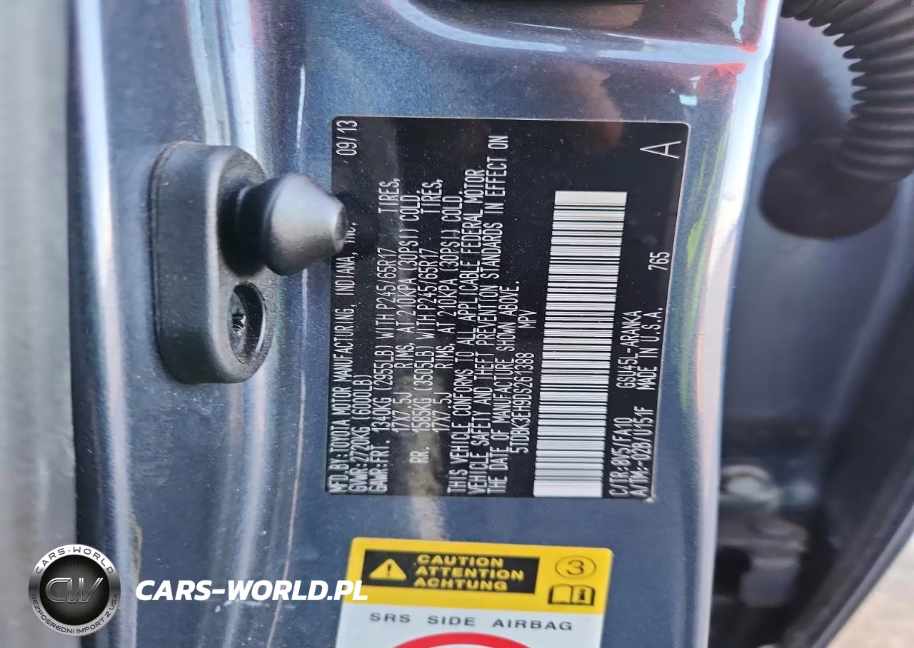 2013 Toyota Highlander Plus VIN:5TDBK3EH9DS261388 - 14