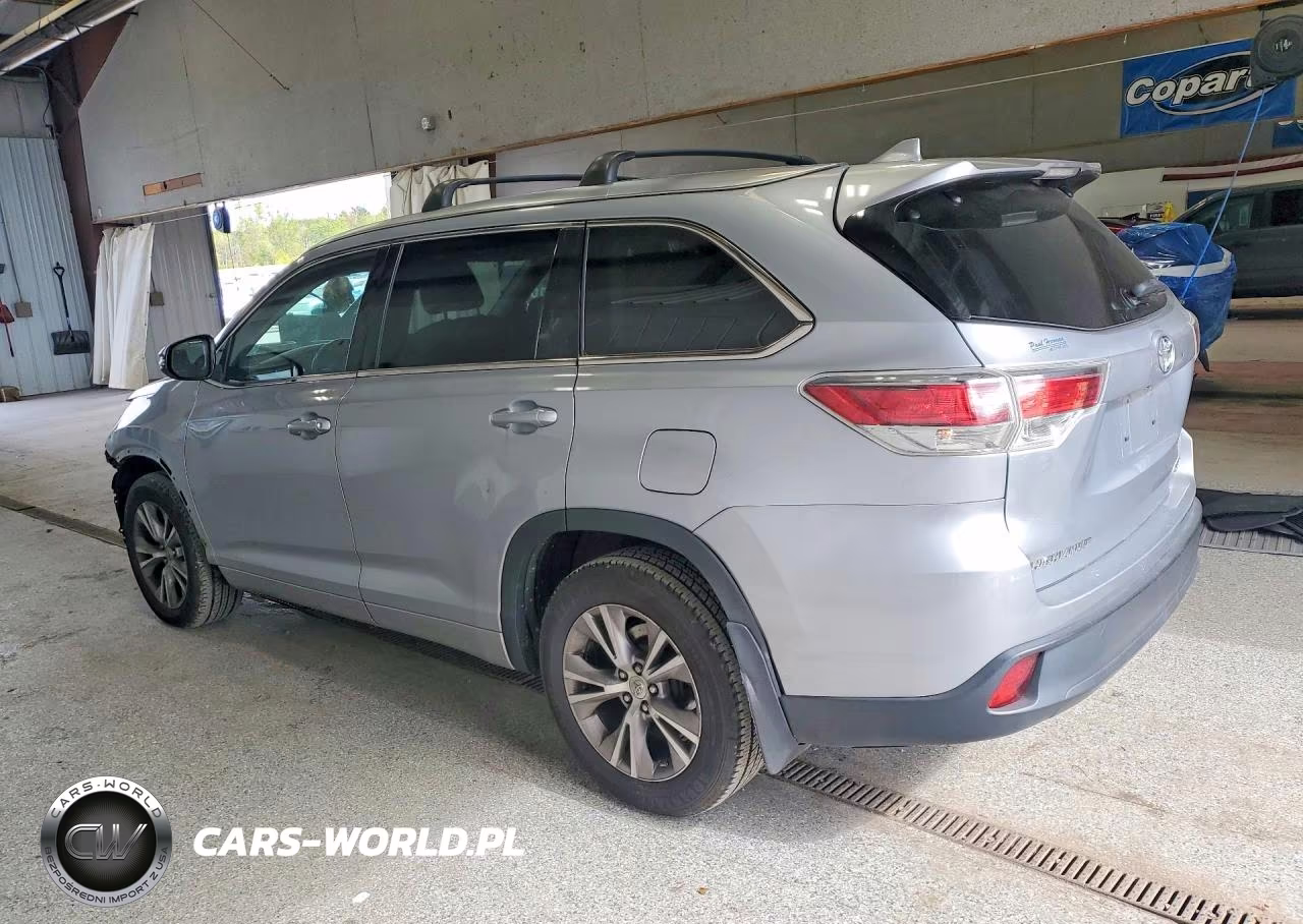 2014 Toyota Highlander Xle VIN:5TDJKRFH6ES058201 - 2