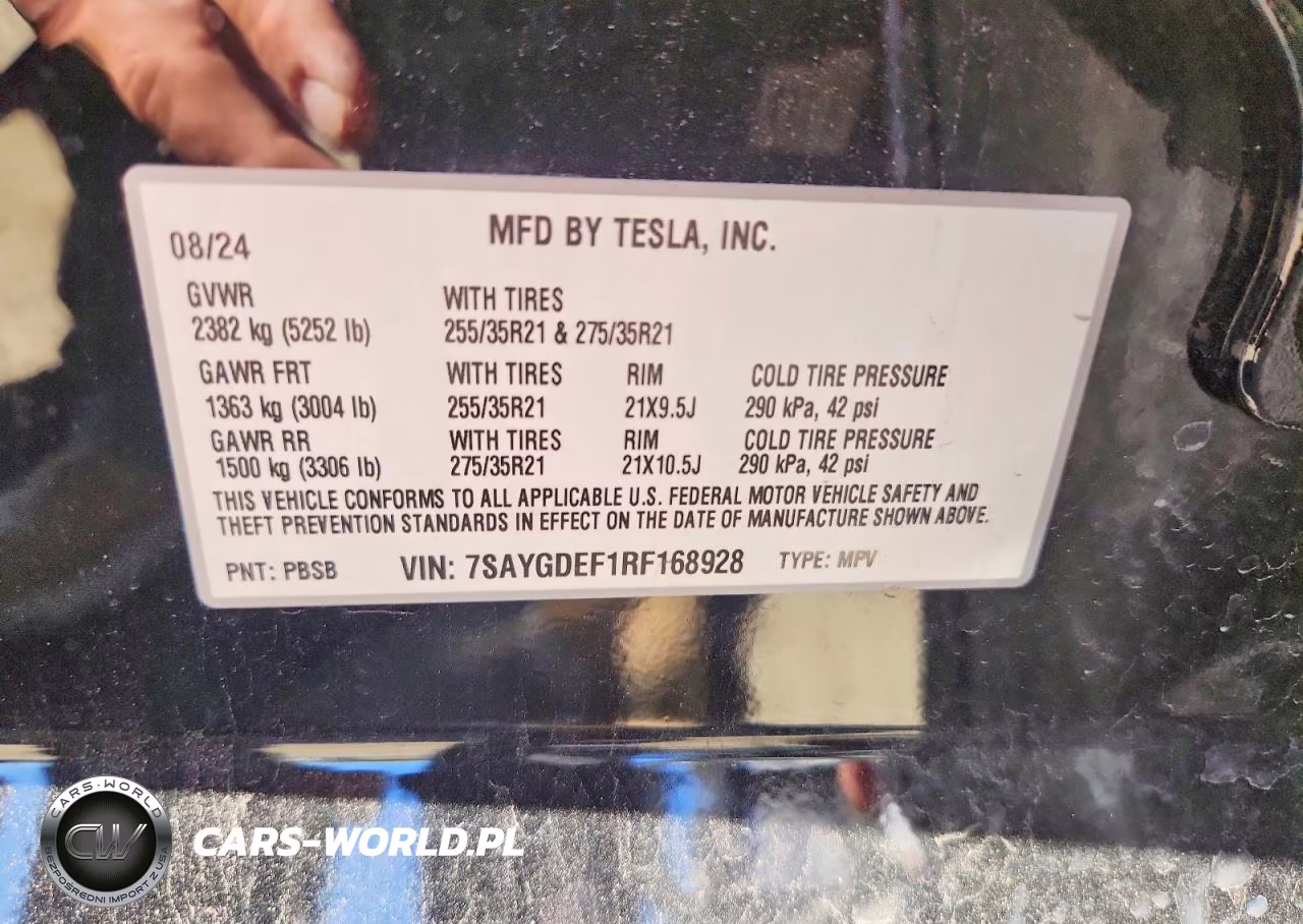 2024 Tesla Model Y VIN:7SAYGDEF1RF168928 - 14