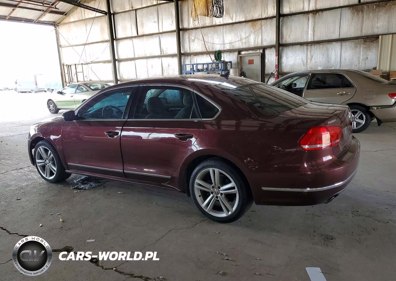 2013 Volkswagen Passat Sel VIN:1VWCM7A38DC072021 - 2