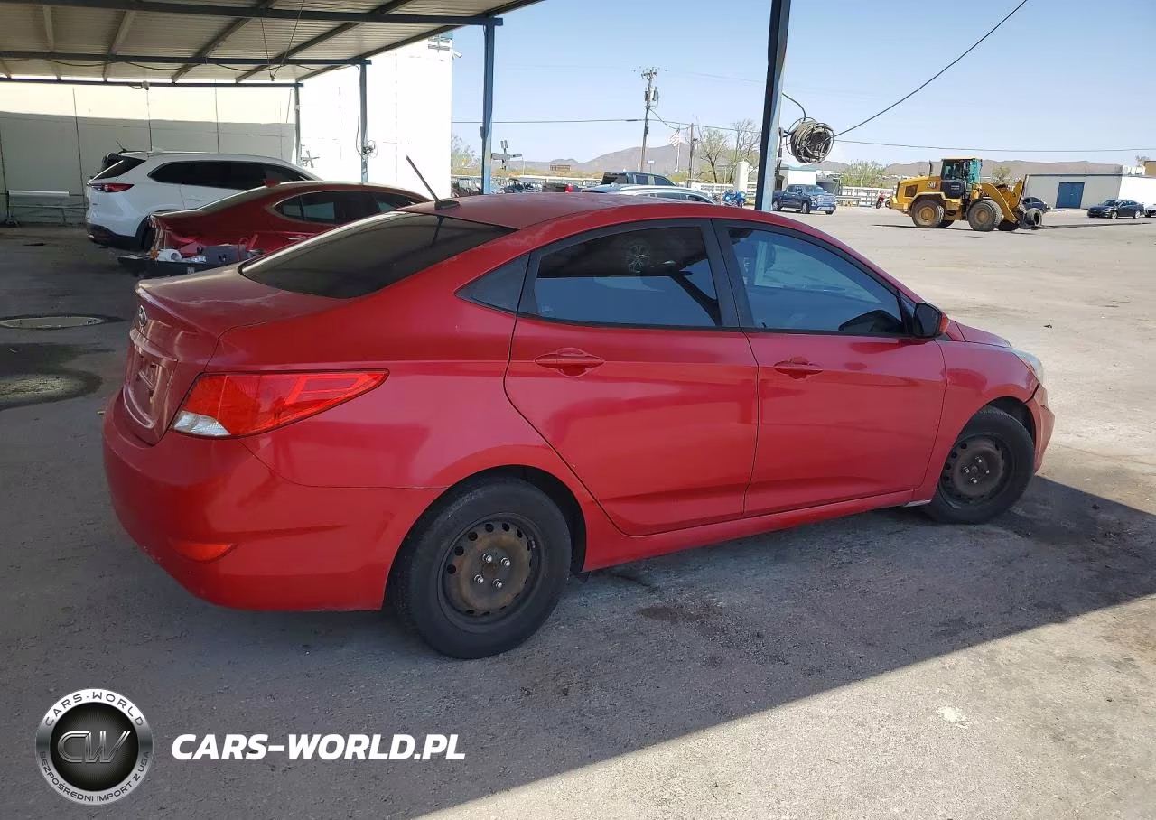 2015 Hyundai Accent Gls VIN:KMHCT4AE1FU796356 - 3
