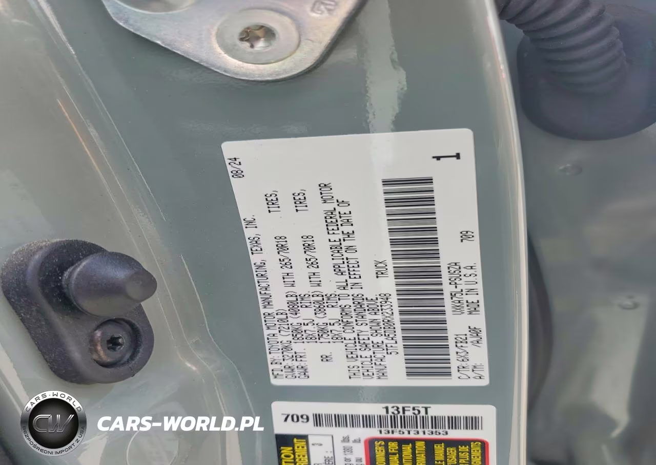 2024 Toyota Tundra Sr5 VIN:5TFLA5DB0RX233948 - 12