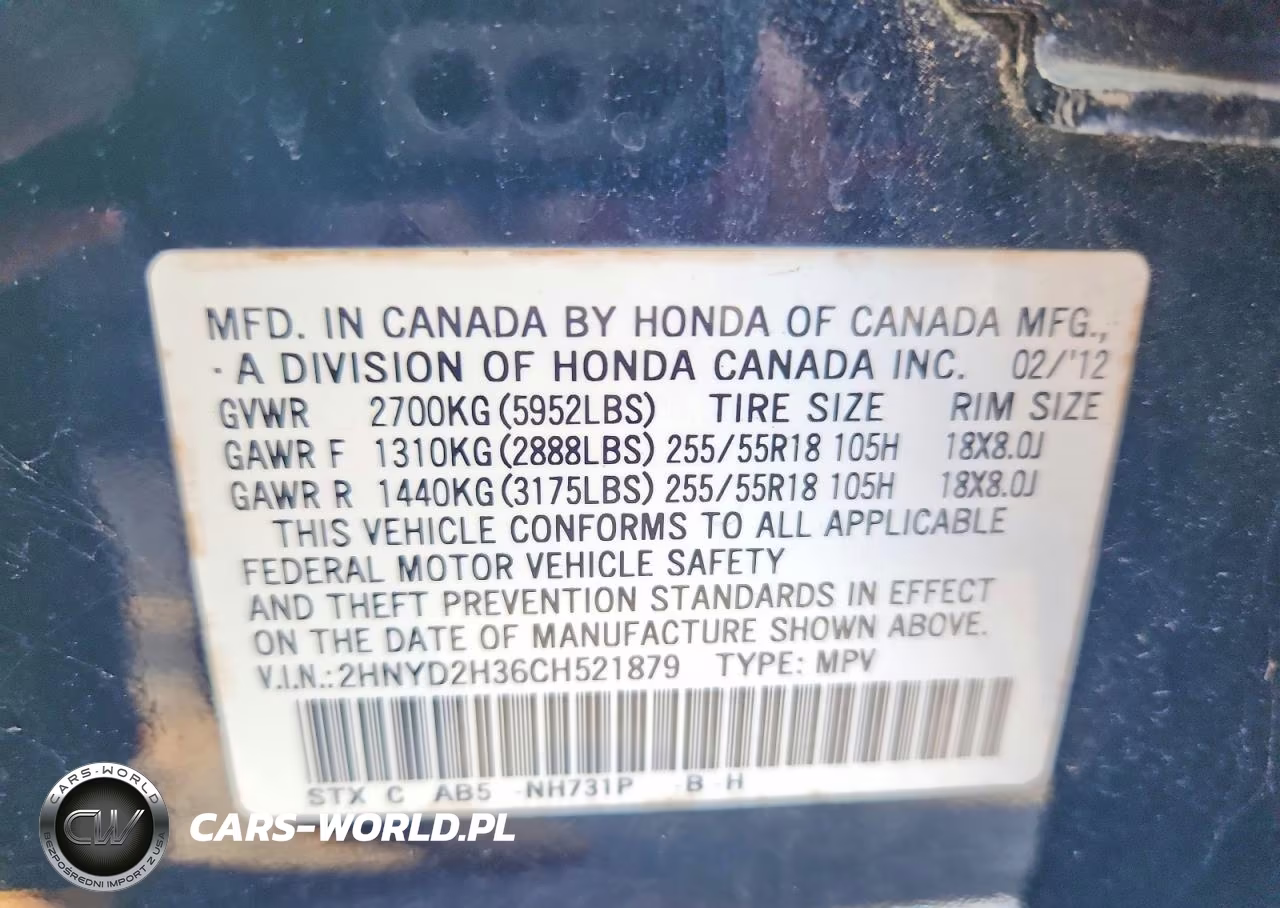 2012 Acura Mdx Technology VIN:2HNYD2H36CH521879 - 13