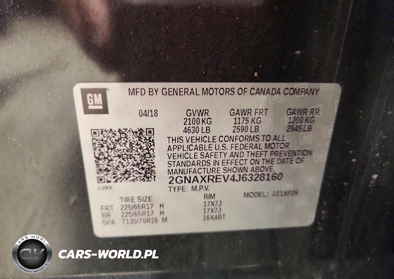 2018 Chevrolet Equinox Ls VIN:2GNAXREV4J6328160 - 12