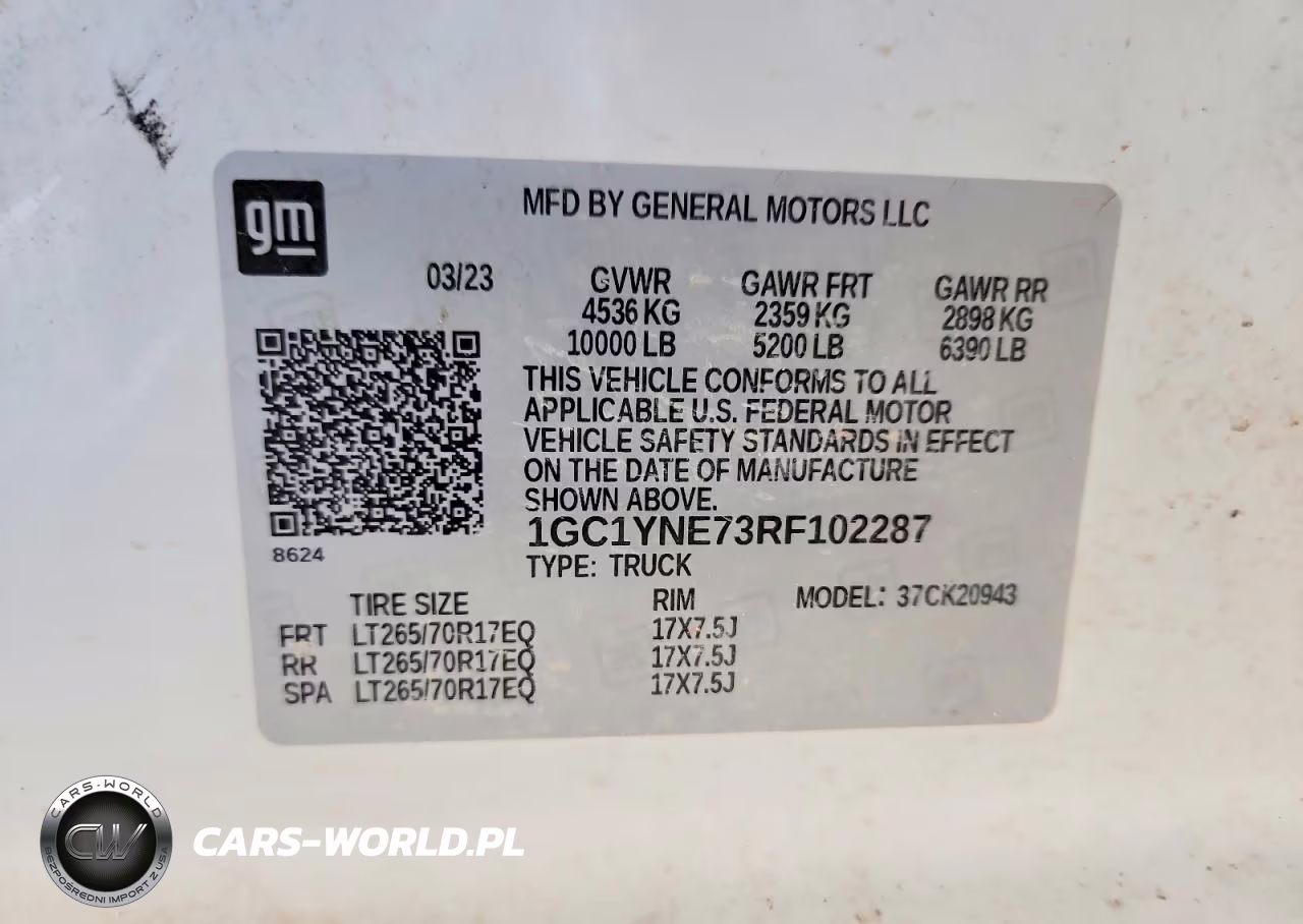 2024 Chevrolet Silverado K2500 Heavy Duty Lt VIN:1GC1YNE73RF102287 - 12