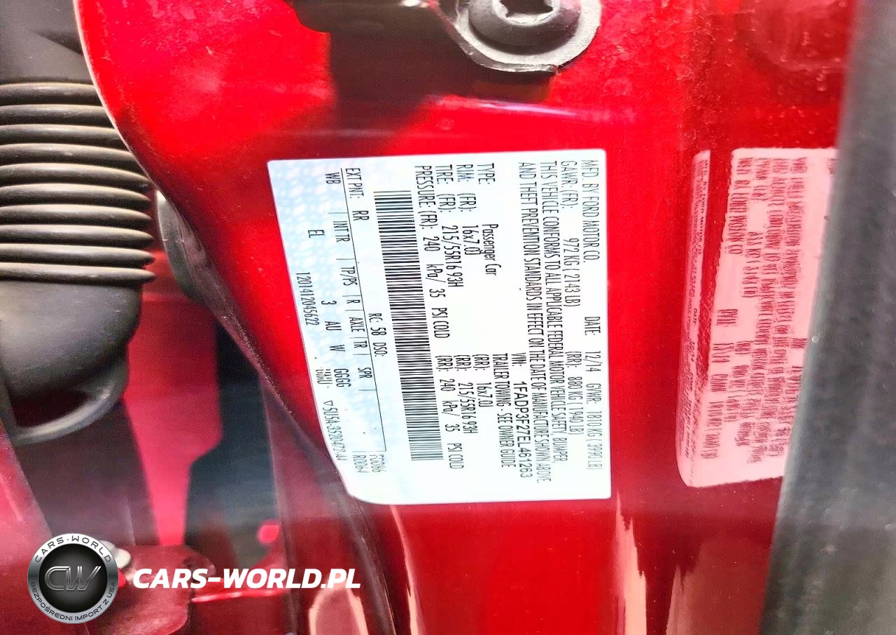 2014 Ford Focus Se VIN:1FADP3F27EL461263 - 13