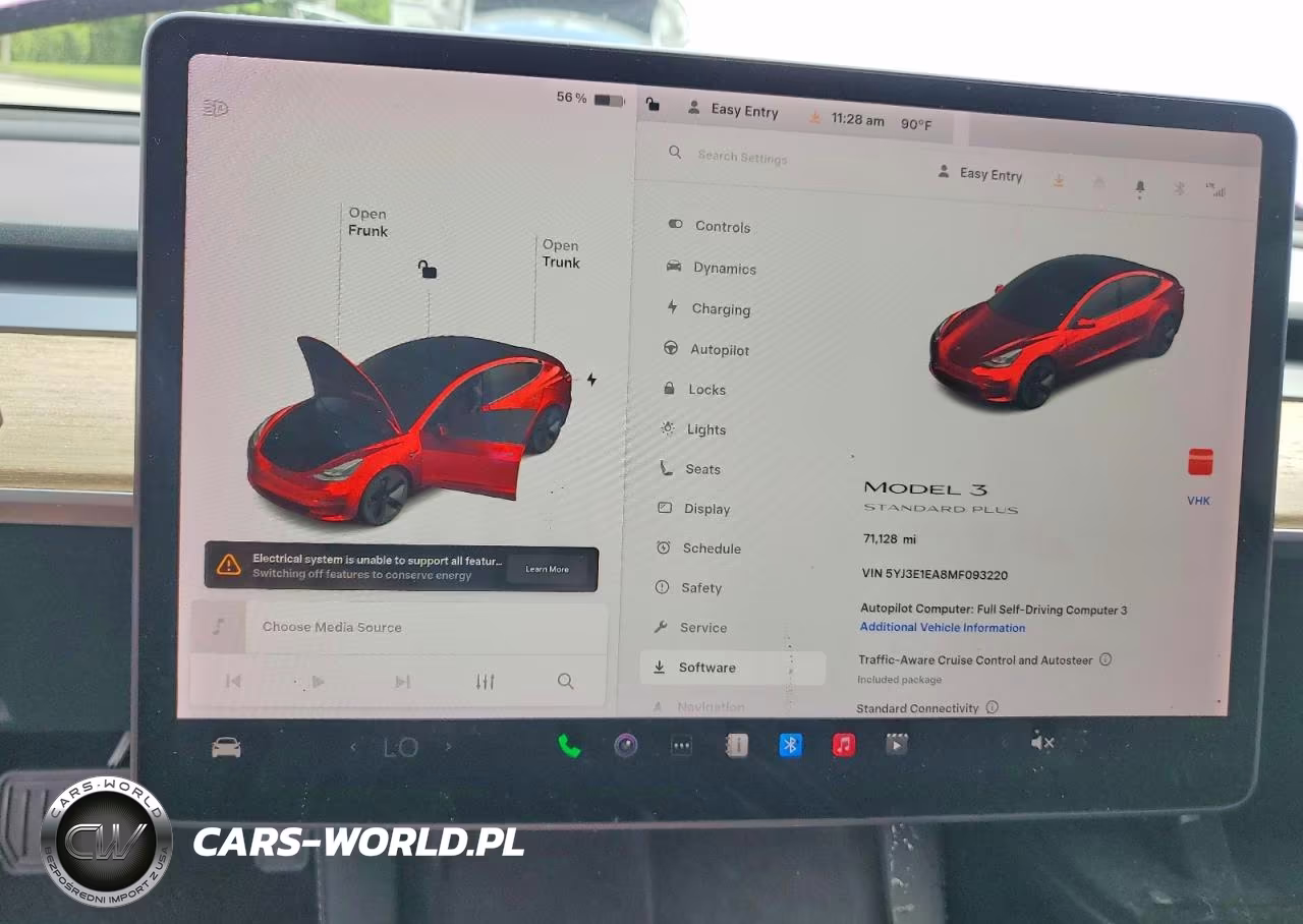 2021 Tesla Model 3 VIN:5YJ3E1EA8MF093220 - 9