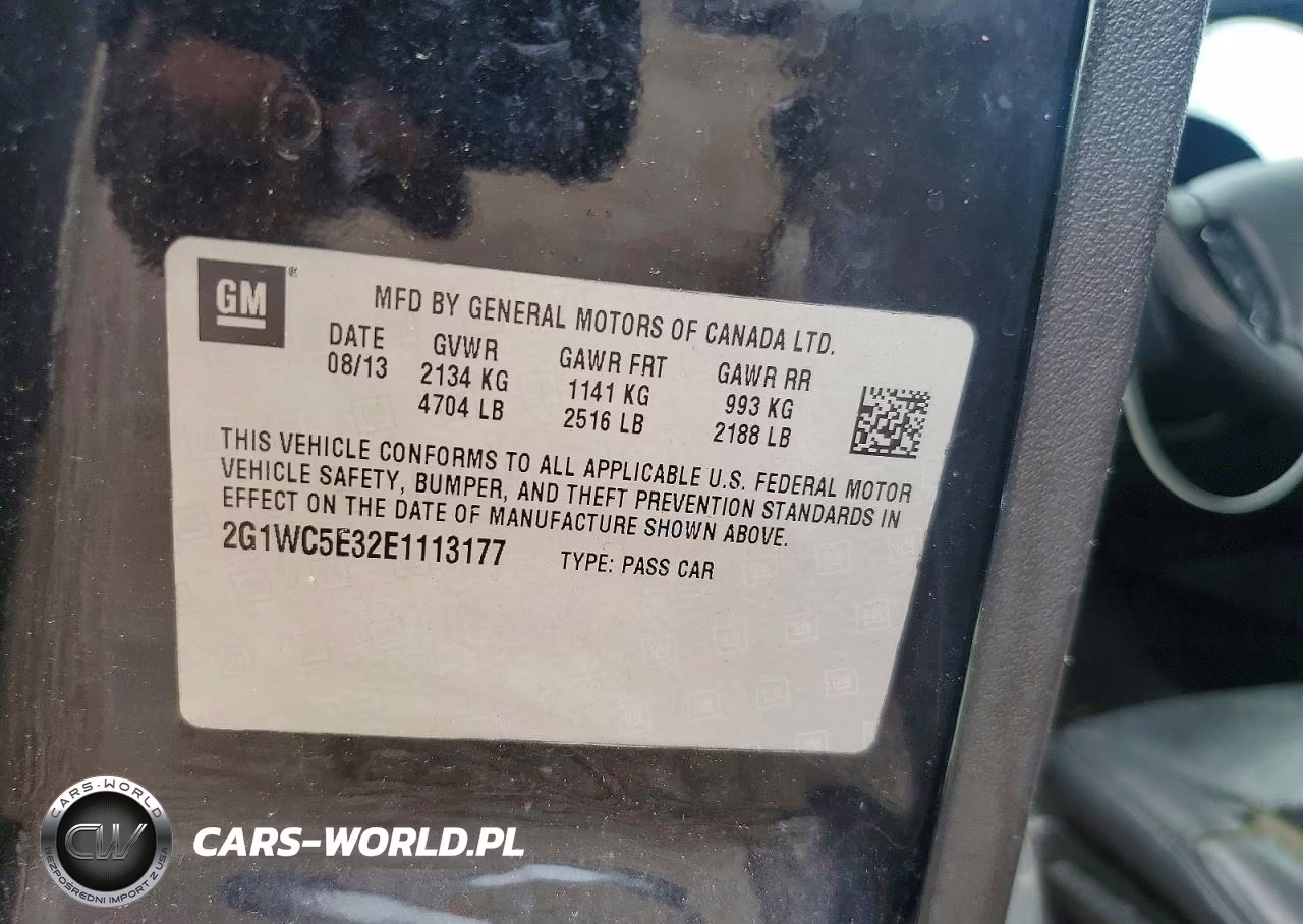 2014 Chevrolet Impala Limited Ltz VIN:2G1WC5E32E1113177 - 12